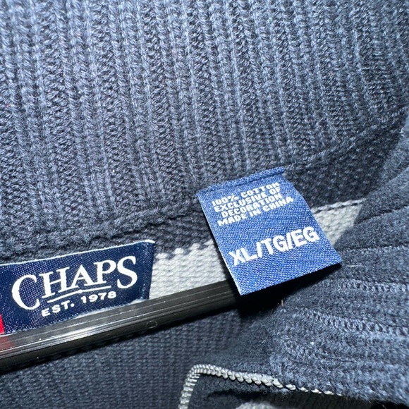 Xl Chaps quarter zip sweater - Picture 3 of 3
